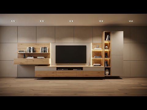 200 Modern TV Wall Unit Ideas 2025 | Floating Cabinet Designs & Stylish Living Room Inspirations