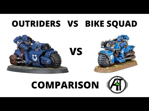 Primaris Outriders vs Bike Squad and Inceptors - Space Marine Fast Attack Math Hammer