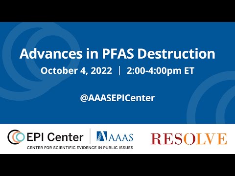 Advances in PFAS Destruction Technologies