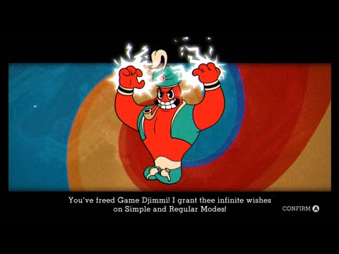 How to summon djimmi the great and get more HP in Cuphead!