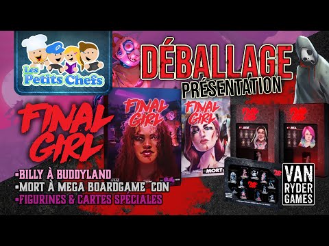 Final Girl Summer Release Gamefound Déballage (unboxing) | Les Petits Chefs