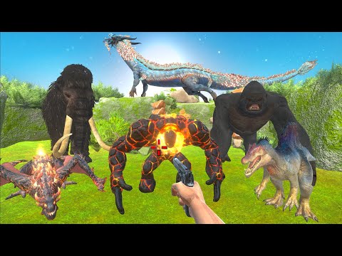 Fps avatar VS Lava Boy Destoroyah The Chinese Dragon Pregnant Animation Monsterverse planet of King