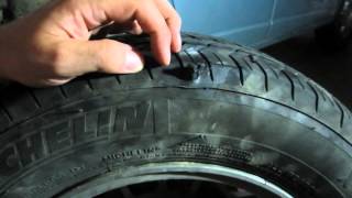 DIY Tire Repair: Fixing sidewall puncture with plug patch kit -screw nail -lasted over 3 years