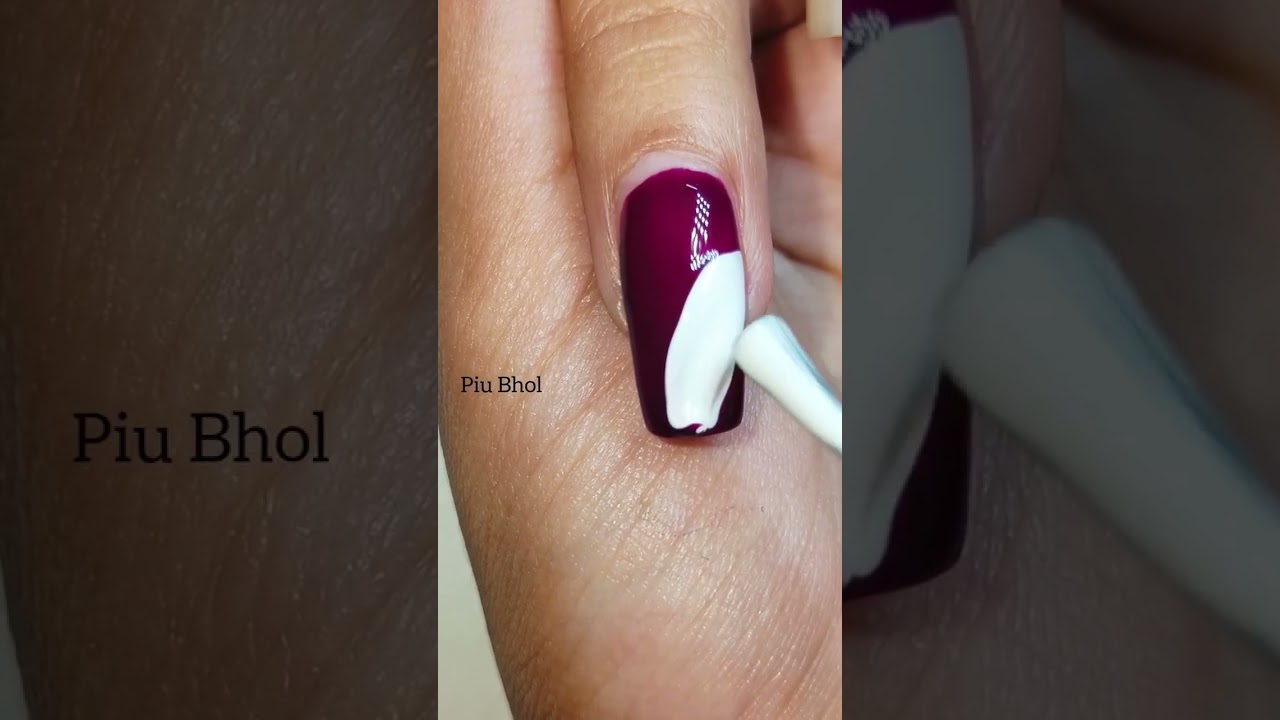 easy nail art design #nailart #shorts