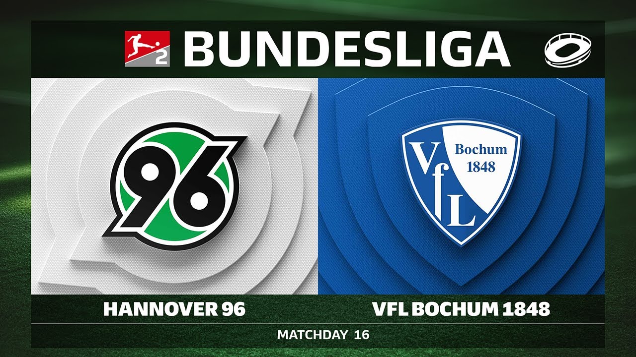 Hannover 96 vs. VfL Bochum 1848 | Matchday 16 - Bundesliga 2 2025/26
