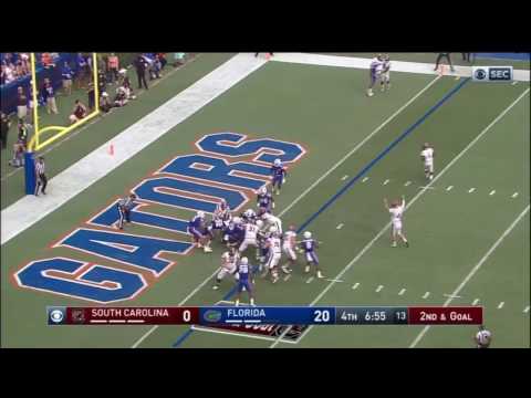 2016 USC vs Florida - David Williams 1 Yd Touchdown Run
