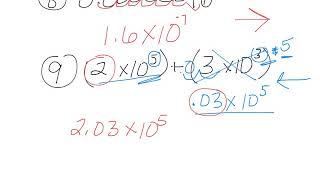 APES Math Review #4: Scientific Notation Review