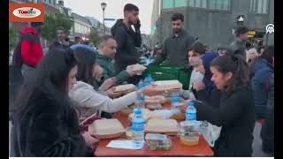 Hollanda'da 1600 kişilik Muhteşem Açık Hava İftarı!
