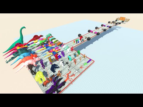 All Units Jump into Blade Worm #1 – Animal Revolt Battle Simulator