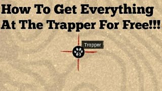 RDR2 How to get everything at the Trapper for FREE no pelts, or Legendary Animals required (*STORY*)