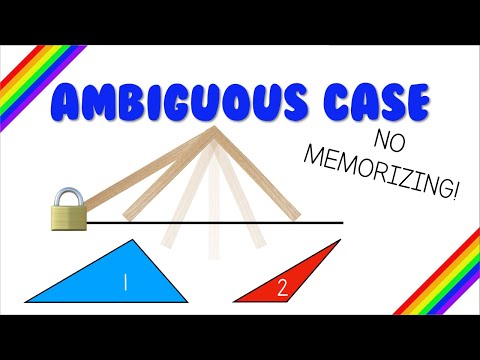 How to Solve the Ambiguous Case WITHOUT MEMORIZING Anything (with Visuals)