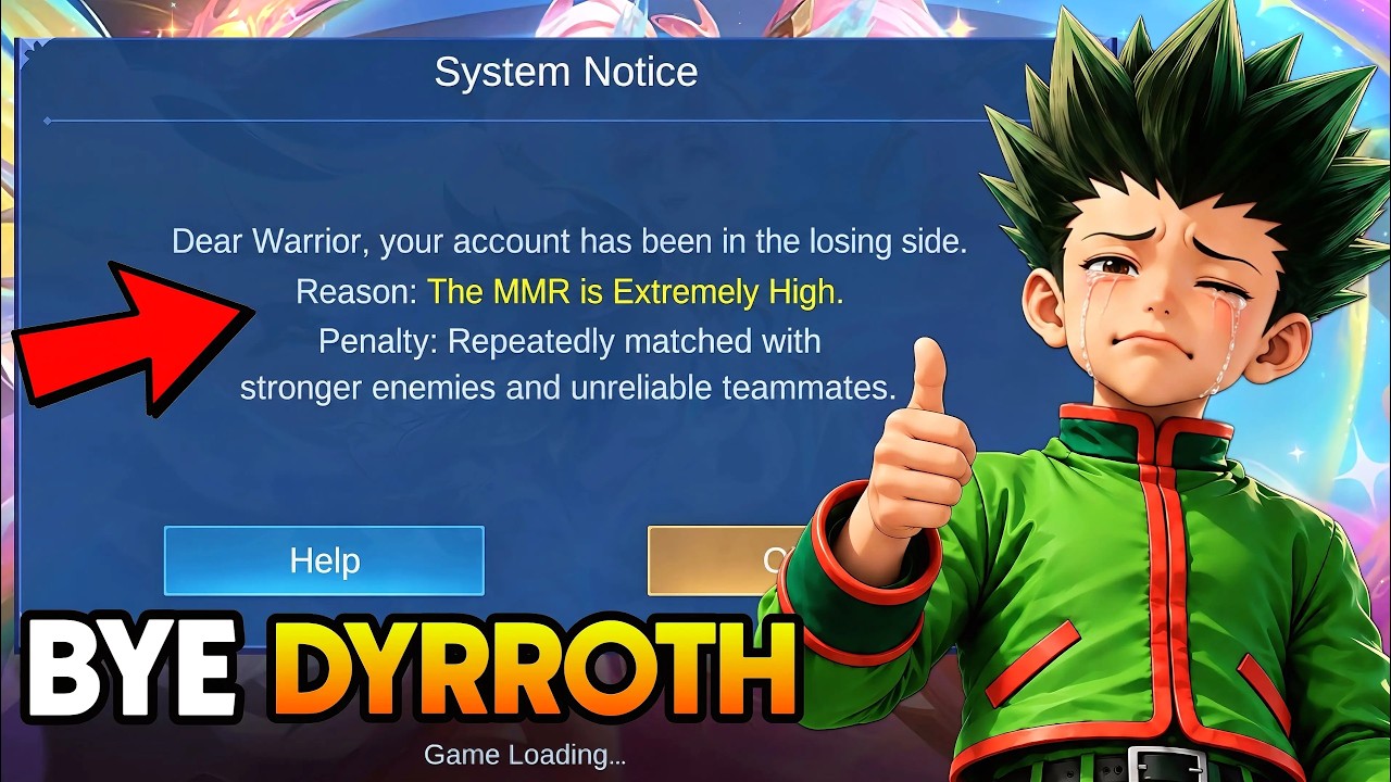 REASON WHY I STOPPED PLAYING... BYE DYRROTH
