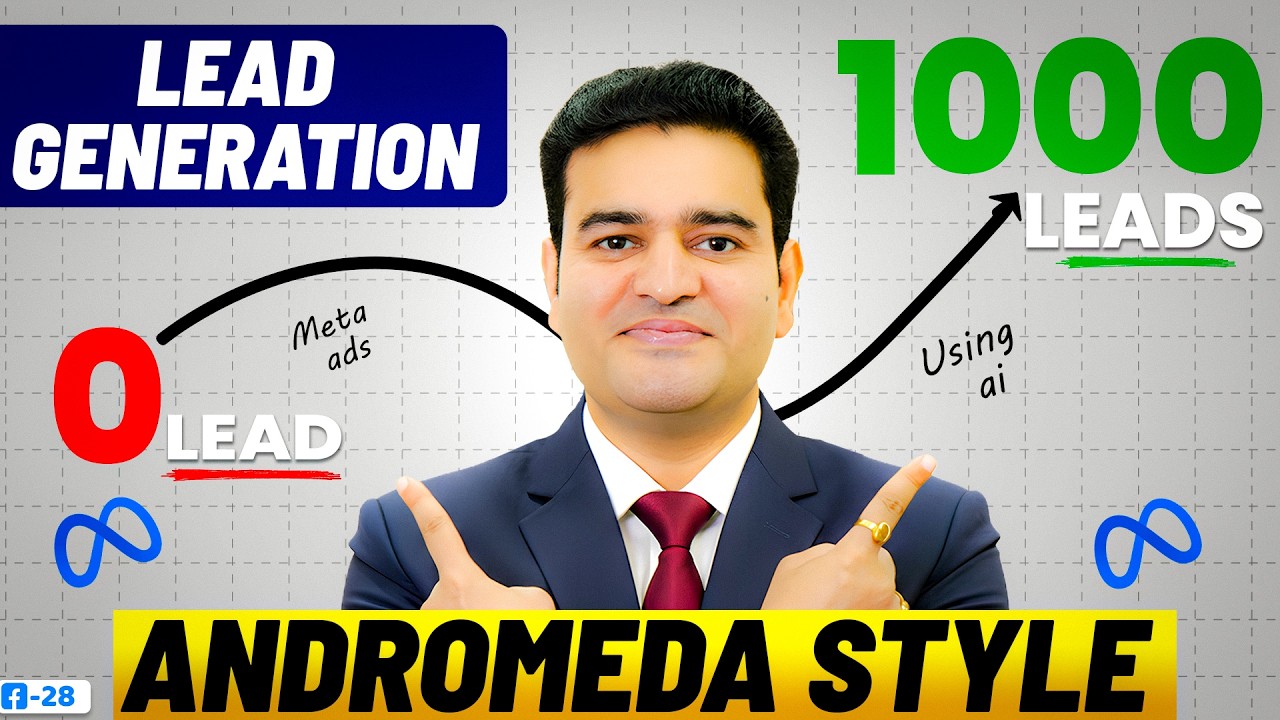 Meta Ads Lead generation Using AI | ANDROMEDA STYLE | #metaads2026 #leadgeneration