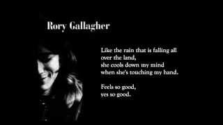 Just the smile - Rory Gallagher (lyrics on screen)