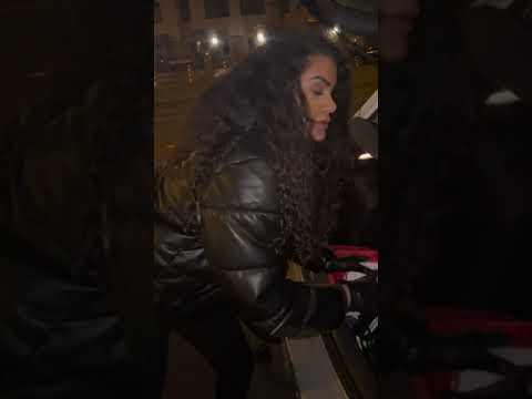ALBANIAN WOMAN VERTICALLY TICKS COUNTRY FLAGS ON FRANKFURT STREET #tiktoker