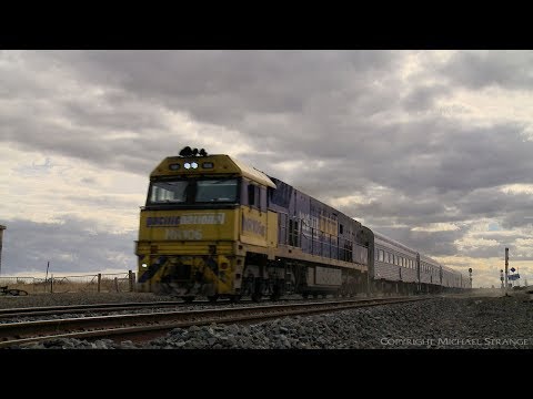 AM8 "The Overland" Passenger Train(12/2/2018)  - PoathTV Australian Railways
