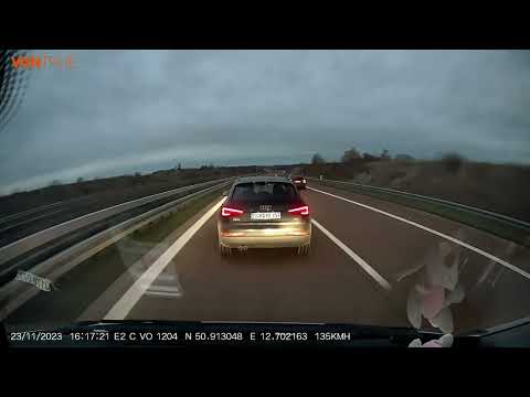 #RoadRage Nötigung Autobahn A72 Chemnitz - Leipzig wer kennt den Fahrer.