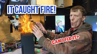 Can I Fix An Xbox Series X That CAUGHT FIRE?!!!
