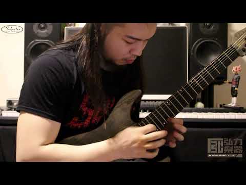 Archspire Lucid Collective Somnambulation Guitar cover by Kangmaomao