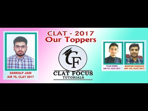 CLAT FOCUS Tutorials Patna Video 2