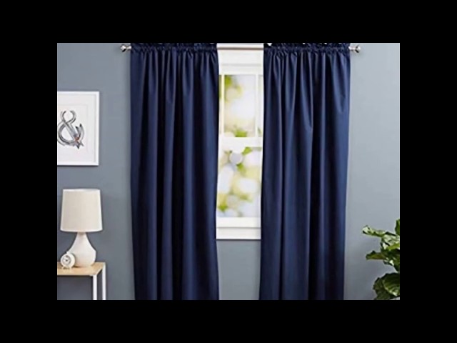 Vídeo relacionado con SMchwbc Cortinas para videojuegos para ventana de dormitorio, 100 x 140 cm, opacas para videojuegos, 100 x 140 cm, tela impermeable, juego de 2 cortinas opacas (1,100 x 140 cm)