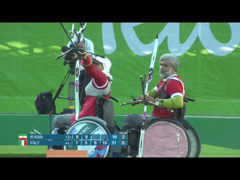 Recurve Open Mixed Team Semi Final - Rio 2016 Paralympic Games
