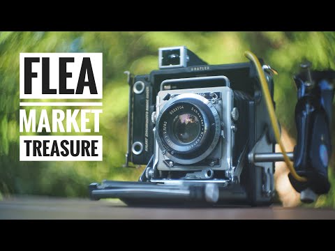 Eine auf einem Flohmarkt gefundene und wieder zum Leben erweckte Graflex 2x3 Century Graphic