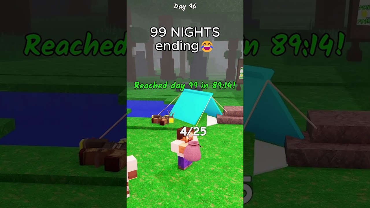 FINAL ENDING in 99 Nights in the Forest Roblox Classes Update Speedrun (Story Ending Guide)