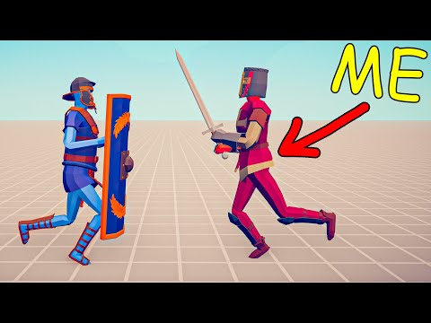 ME vs SHIELD BEARER - Totally Accurate Battle Simulator TABS