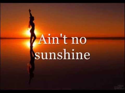 Joe Cocker Ain't no sunshine (Lyric Video)
