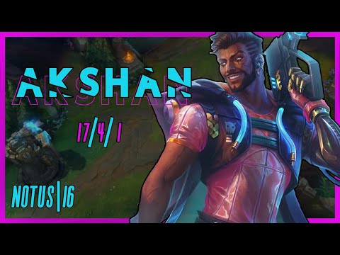 Notus | 16 DESTROYING BOTLANE WITH AKSHAN (Akshan Adc Highlights)