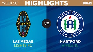 7.22.2023 | Las Vegas Lights FC vs. Hartford Athletic - Game Highlights