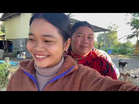 Cooking up some traditional Khmer Tuk Kroeung at my aunt and uncle's house today!