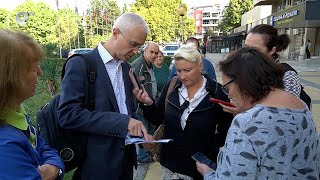 Живущи в осем блока в Кърджали протестираха заради застрояване на междублоково пространство
