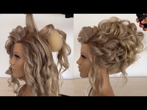 Updo hairstyle tutorial 2022 top hairstyle. Prom...