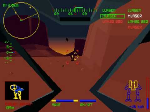 Mechwarrior 2 Playthrough: Clan Wolf - Mission 8 - Scorching Sand (Part 1)