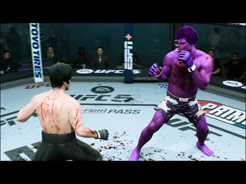 Bruce Lee vs. Purple Hulk - EA Sports UFC 5 - Super Dragon 🔥