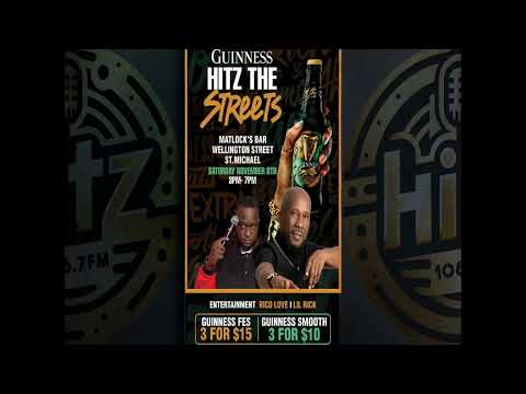 LIL RICK - GUINNESS RUSH HOUR ON HITZ 106. 7 FM (NOV 8TH 2025)