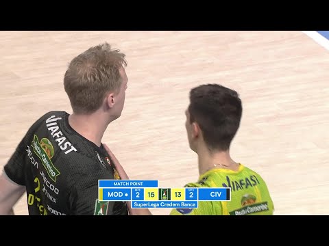 Cucine Lube Civitanova vs. Valsa Group Modena - Superlega Credem Banca VBTV Match Highlights