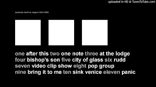 Ikara Colt Live at Lowlands Festival August 23rd 2002