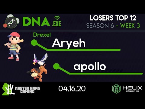 DNA.EXE S6:W3 - Drexel | Aryeh (Ness) Vs. apollo (Duck Hunt) - L Top 12