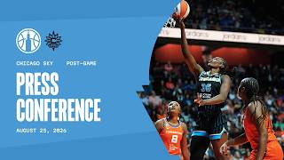 Post Game Press Conference | Sky vs Sun | August 25, 2026