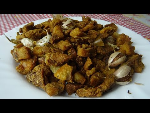 CHICHARRONES DE CERDO IBÉRICO Y MANTECA COLORA DE CERDO | RECETA FÁCIL1