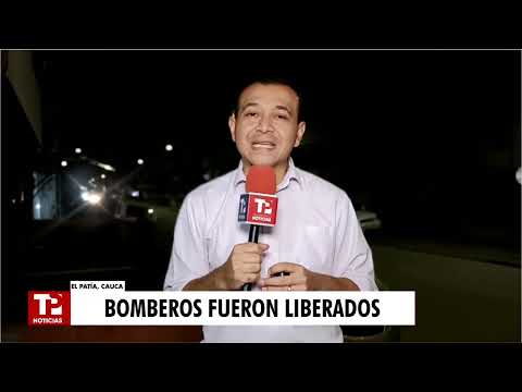 Retienen a dos bomberos en El Patía, Cauca; vehículo de emergencia no fue devuelto
