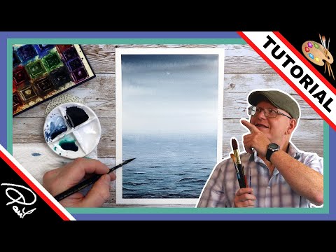 How to Paint REALISTIC WATER with Watercolor 💦