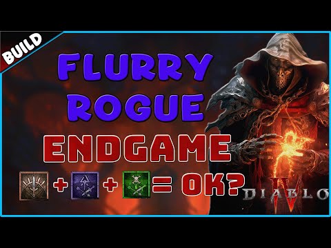 Diablo 4 - NEW BEST Rogue FLURRY ENDGAME BUILD ~COMBO POINTS~ - Level 50-100