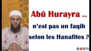 Abu Hurayra, est-il faqih (juriste) selon l'école Hanafite ? - Shaykh Ömer Faruk Korkmaz