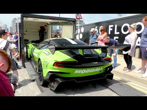 CRASHING a car show in a $2.5Million Aston Martin VULCAN!