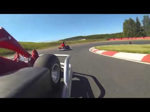 Norway, kart challenge with Kimi - 28/05/2014