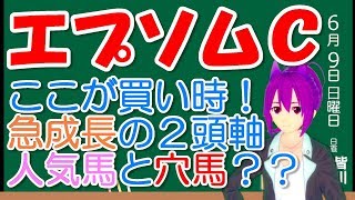 【競馬予想】エプソムカップ2019 急成長の2頭が本命！人気馬と穴馬かな？？